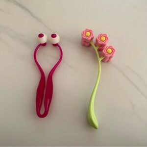 Two facial massaging tools